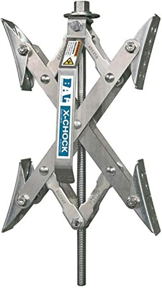 ADNIK BAL 149.1053 28010 X-Chock Tire Locking Chock - Single ,GRAY