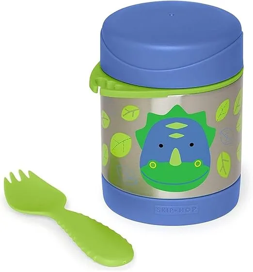 Skip Hop Insulated Baby Food Jar, Zoo, Dino