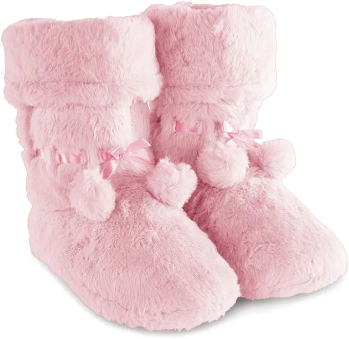 PajamaGram Women's Slipper Boots - Bootie Slippers for Women
