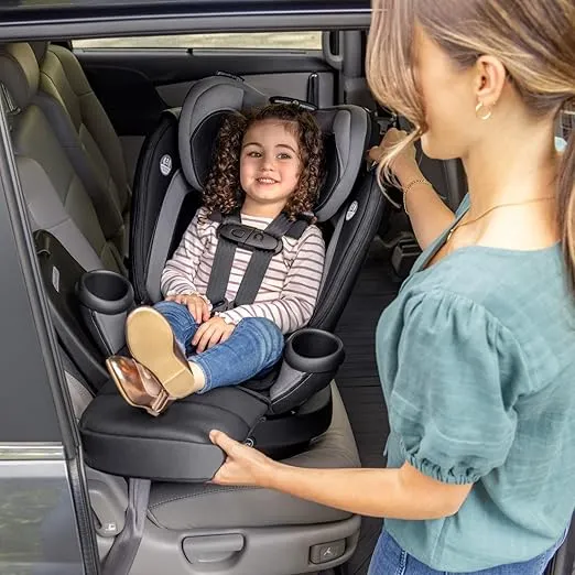 Evenflo Convertible Car Seat, Infant to Toddler, Revolve Extend, 50 Lbs, Rockland Green