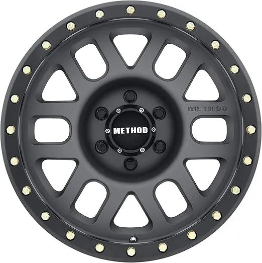 Method Race Wheels 309 Grid Titanium/Black Street Loc 17x8.5" 6x135", 0mm offset 4.75" Backspace, MR30978516800