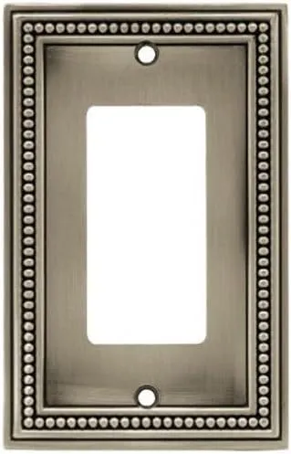 BRAINERD MFG/LIBERTY HDW W10237-BSP-U Pewt Bead 1G Deco Plate