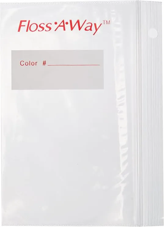 ACTION BAG FL100 Floss-A-Way Organizer-3"X5" 100/Pkg