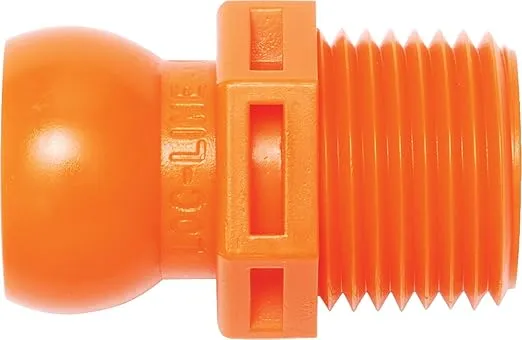 Loc-Line - 51805 Coolant Hose Component, Acetal Copolymer, Connector, 1/2" Hose ID, 1/2" NPT (Pack of 4)