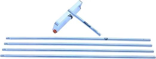 Roof Rake | Heavy-duty-25ft of Pole | Fast-Easy | High Volume Roof Snow Removal | Safe on Roof Wheels | 10ft Rugged Slide | MinnSNOWta Snow Rake | Roof Shovel | US Customer Support-USA Made