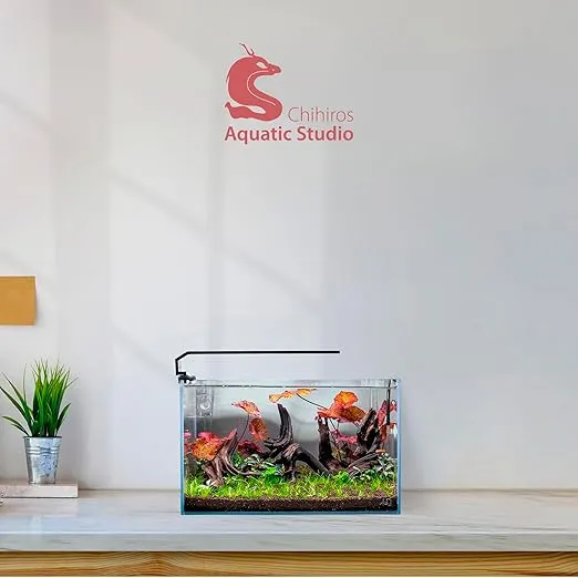 Chihiros C301 Aquarium LED Light - Fish Tank Light for Small Fish Aquarium - Compact LED Fish Tank Lights - Energy-Saver Aquarium Lights for Fish Tank- Aquarium Light with Dimmer for Mini Fish Tank