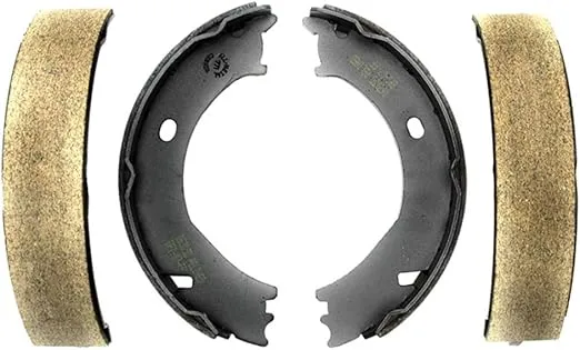 Raybestos Element3 Automotive Replacement Rear Parking Brake Shoes Set for Select Chevrolet, Dodge, GMC (771PG)