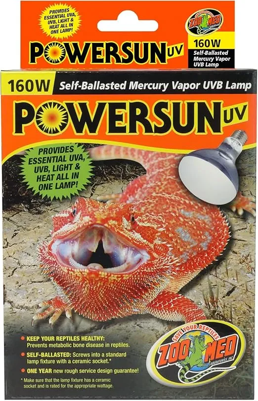 Zoo Med PowerSun UV Bulb 160 Watt