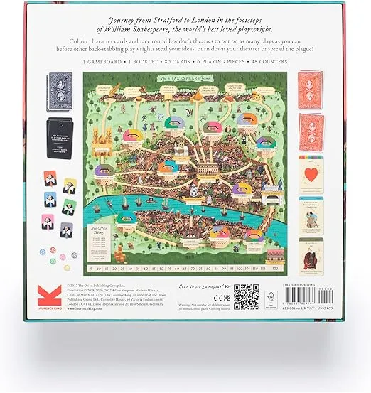 Laurence King The Shakespeare Game: Make Your Fortune in Shakespeare's London: an Immersive Board Game