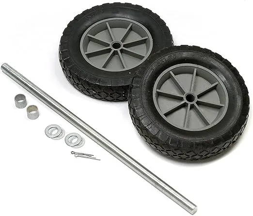 Global Industrial Replacement Mold-On 8" Rubber Hand Truck Wheel Kit