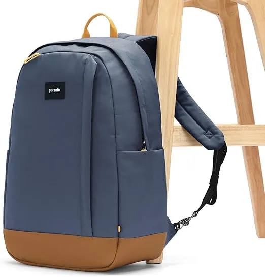 Pacsafe GO 25L Anti Theft Backpack, Coastal Blue