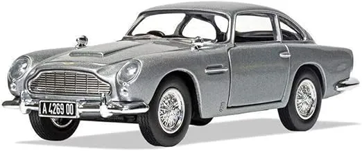 Corgi Diecast Model Cars - CC04314 James Bond Aston Martin DB5 'No Time To Die' - 1:36 Pre-Built Model Vehicles Toy, Classic Metal Die Cast Collectible, Auto Toys Models for Adults - Silver
