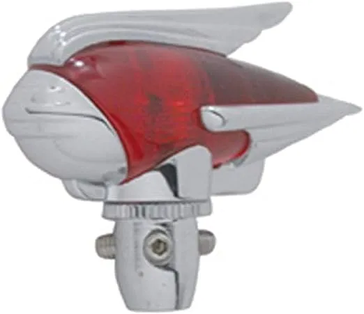 United Pacific Industries C5017R Chrome Antenna Topper - Red, 1 Pack