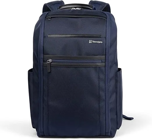 Travelpro Crew Executive Choice 3 Slim Backpack fits up to 15.6" Laptops and Tablets, Men and Women, Water-Resistant, Patriot Blue