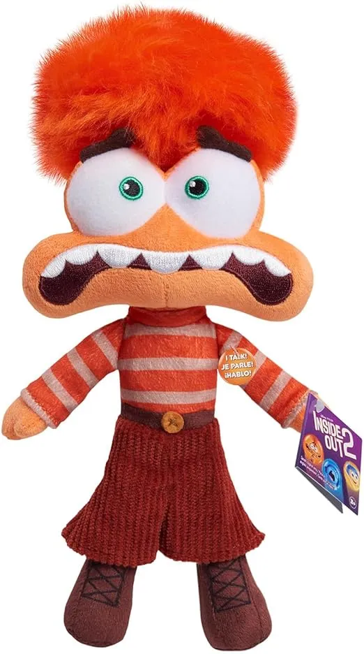 Inside Out 2 Talk It Out Small Plush - Anxiety, Kids Toys for Ages 3 Up by Just Play
