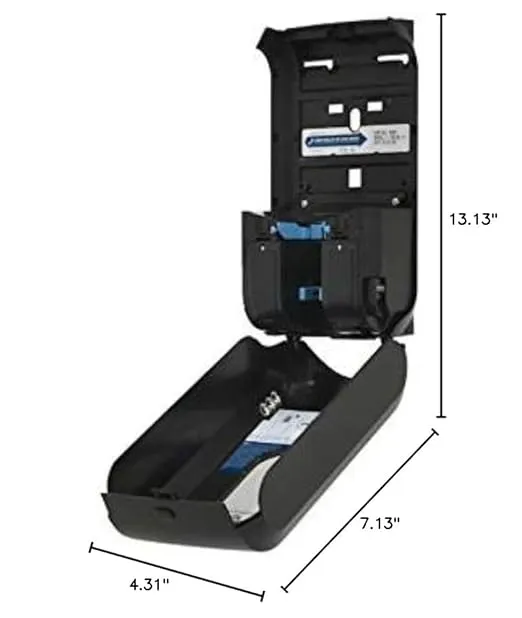 Georgia-Pacific 52057 Enmotion Gen2 Automated Touchless Soap and Sanitizer Dispenser, Black, Pack of 1