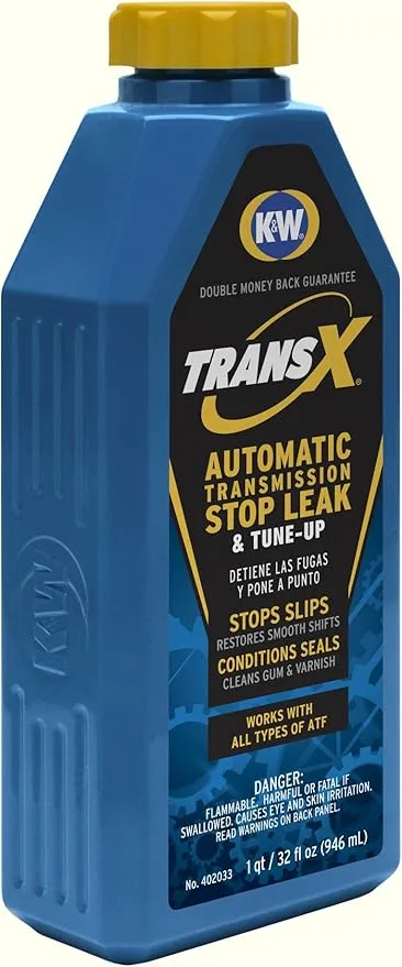 K&W 402033X6 Trans-X Automatic Transmission Stop Leak & Tune-Up - 32 Fl Oz Leak Repair Solution for Automotive, Power Steering, Hydraulic Systems | Car Care Fluids