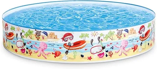 Intex Snorkel Buddies Snapset Pool - 5'X10" (Style May Vary), Multicolor (56451EP)