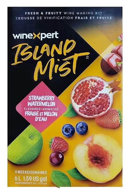 Island Mist Strawberry Watermelon 7.5 Liter Wine Making Kit