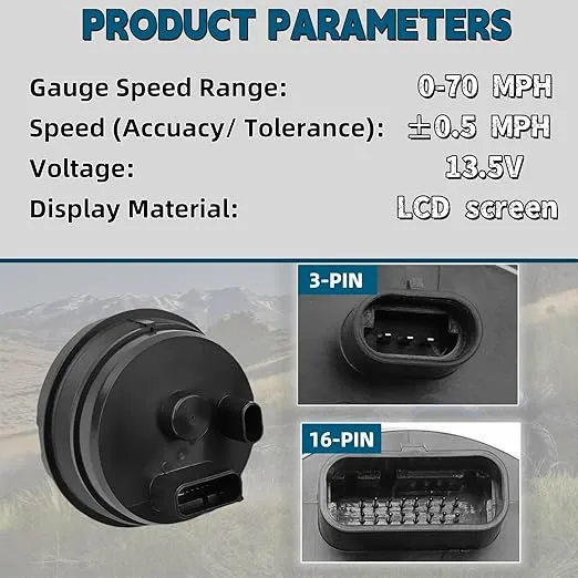 ATV Speedometer Gauge Cluster Assembly 3280431 Compatible with Polaris Sportsman 400 450 500 600 700 800 ATP 500 2004-2012 3280482 3280528