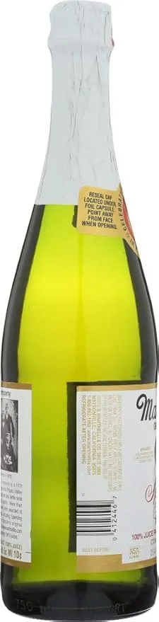 Martinelli's Gold Medal Sparkling Apple Cider Juice, 25.4 oz (8 Bottles)