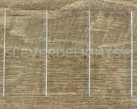 CleverDelights 2" (50mm) Square Glass Tiles - 5 Pack