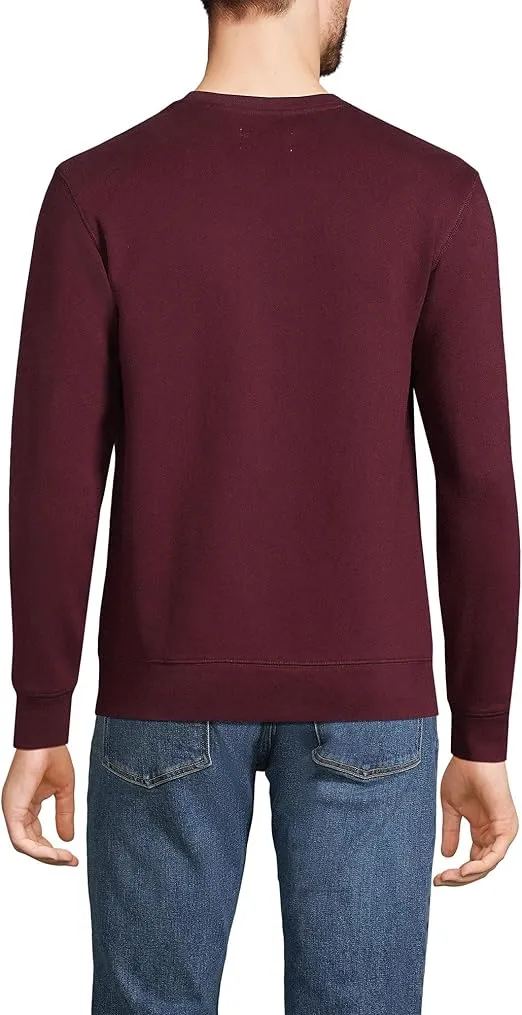 Lands' End Men's Serious Sweats French Terry Crewneck Sweatshirt