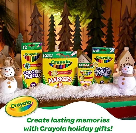 Crayola Pip Squeaks Marker Set (65ct), Mini Washable Markers for Kids, Markers for Coloring Books, Kids Travel Activity, Holiday Gift, 4+