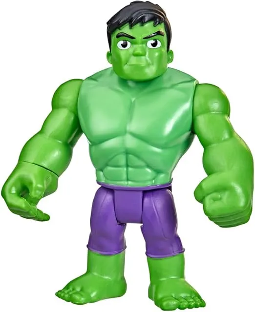 Spidey and his Amazing Friends Marvel Hulk Hero Action Figure, 4-Inch, Super Hero Toys, Christmas Stocking Stuffers for Kids, Ages 3+