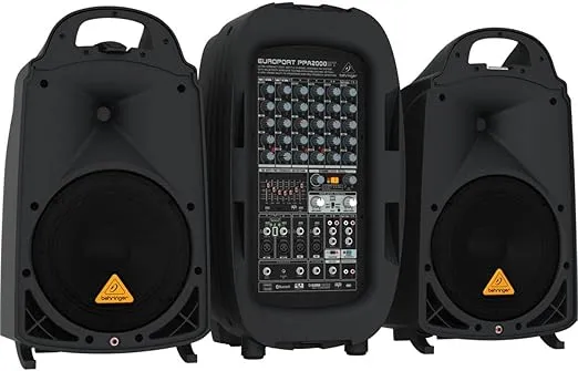 Behringer Europort PPA2000BT 8-Channel Portable PA System with Bluetooth