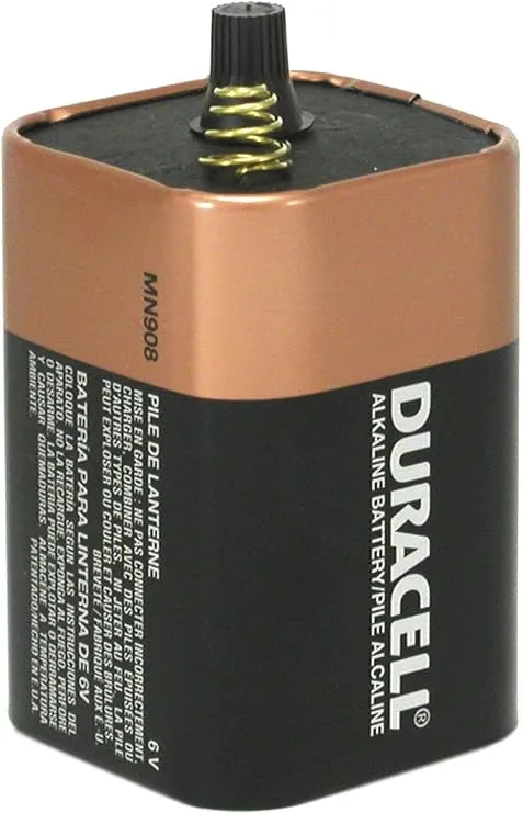 Duracell MN908 6V Alkaline Lantern Battery 8-pack