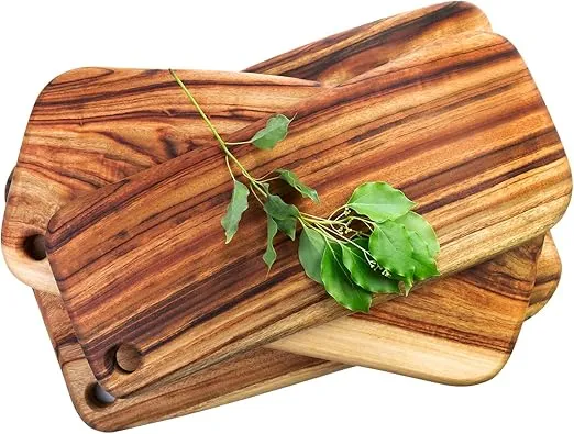 Fab Slabs Natural Wood Camphor Laurel Medium Cutting Board for Kitchen
