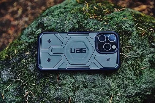 URBAN ARMOR GEAR UAG Designed for iPhone 16 Pro Case 6.3" Pathfinder - Compatible with MagSafe Charging Rugged Shockproof Anti-Slip Military Grade Protective Cover, Olive Drab