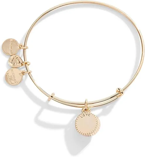 Alex and Ani Birthstones Expandable Bangle for Women, Birthday Crystal Charms, Shiny Finish, 2 to 3.5 in