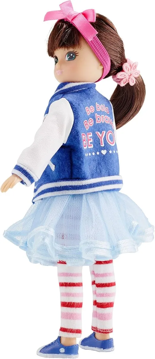 Lottie Rockabilly Doll in Vintage Style Doll Jacket | Great Gifts for Girls & Boys Age 6 and Up