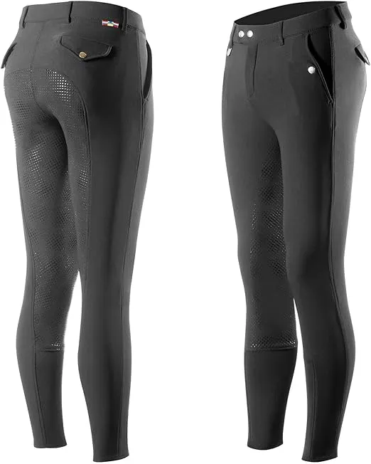 HORZE Grand Prix Mens Silicone Grip Full Seat Breeches