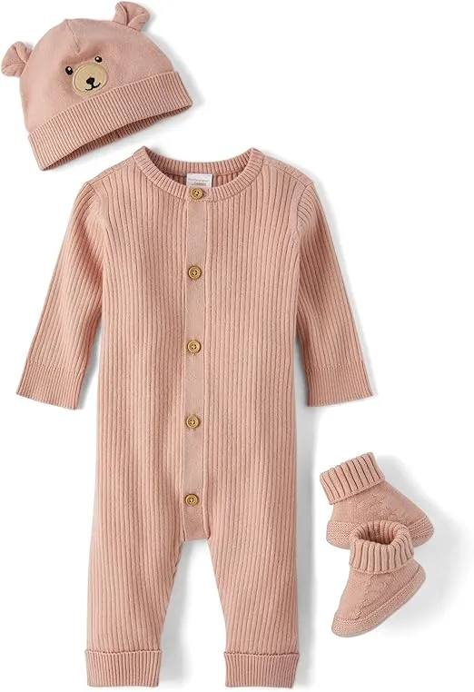 Gymboree unisex-child Take Me Home 100% Cotton Newborn Outfit
