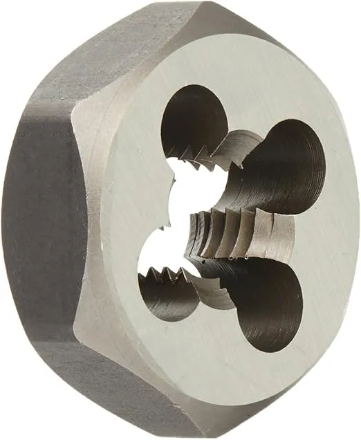 Irwin Tools 6952 Irwin Industrial Tool Co. HA6952 14mm-2mm High Carbon Steel Metric Hexagon Die 1.44 Across Flat