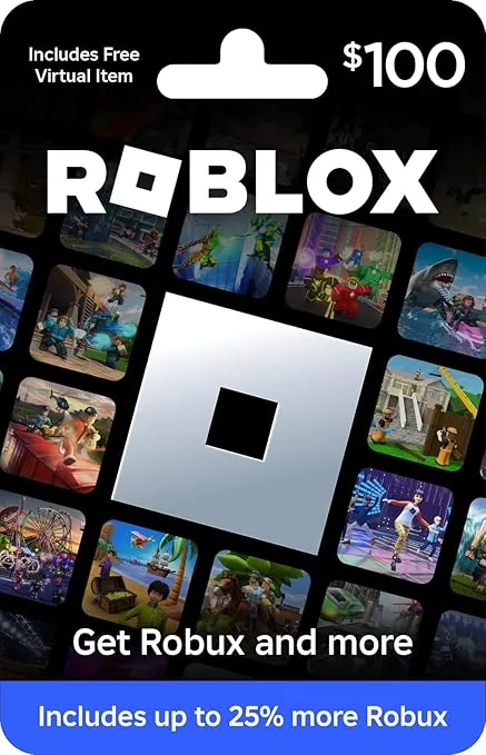 Roblox Physical Gift Card [Includes Free Virtual Item] [Redeem Worldwide]