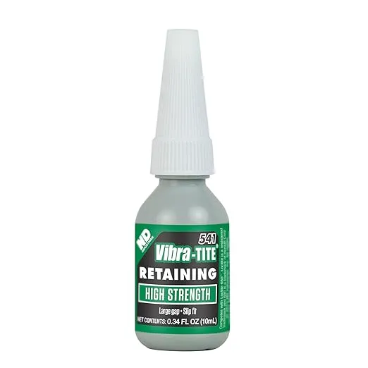 Vibra-TITE - 54110 541 High Strength Slip Fit Anaerobic Retaining Compound, 10ml Bottle, Green