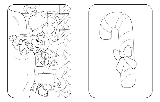 Bluey: Merry Christmas: A Coloring Book