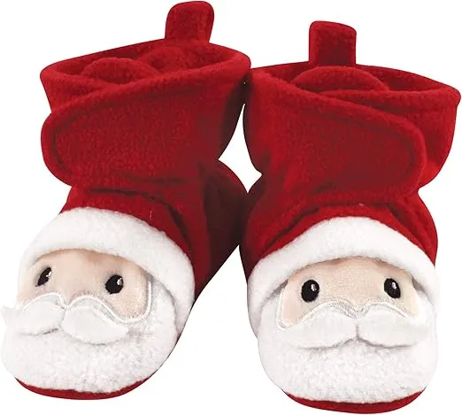Hudson Baby Unisex-Child Cozy Fleece Booties Winter Accessory Set