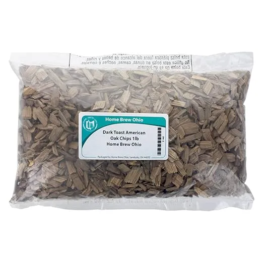 Oak Chips-Dark Toast American 1 lb.