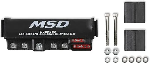 MSD 75643-HC Solid State Relay, 35AX4, Black