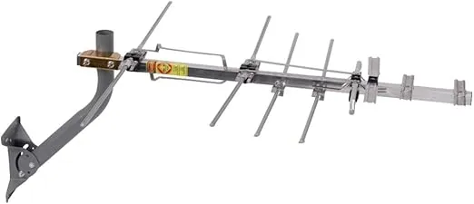 RCA Compact Outdoor or Attic Yagi HD TV Antenna with Super Long 75 Mile Range – Digital OTA Antenna for Clear VHF & UHF Reception, NexGenTV ™ Compatible, Supports 4K/8K 1080p TVs