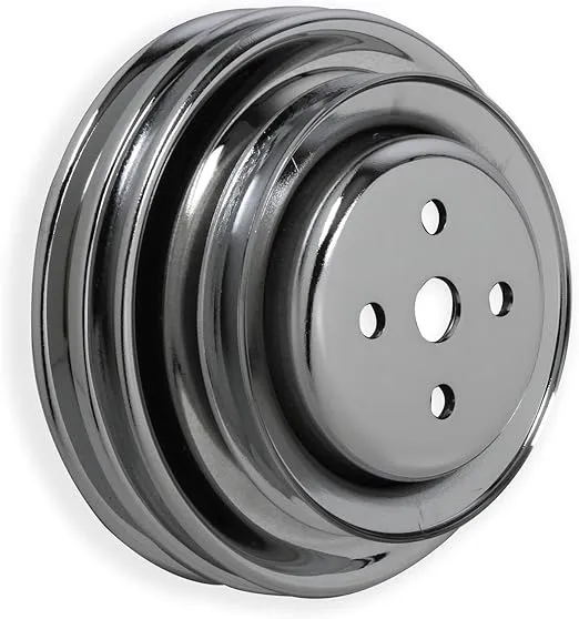 Mr Gasket 8829 Chrome Plated Steel Engine Pulley