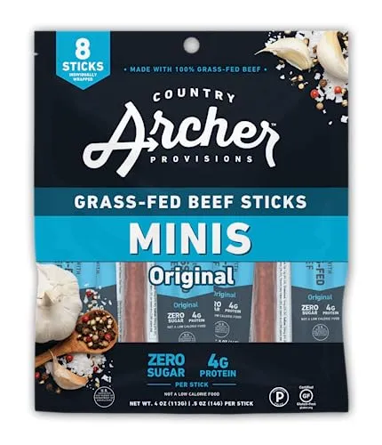 Country Archer Original Mini Beef Sticks, 4 OZ