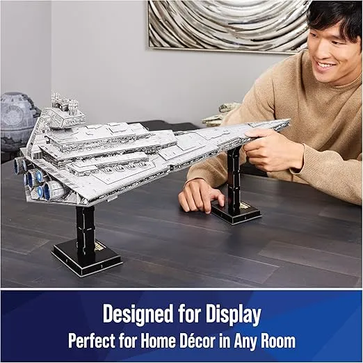 Spin Master Games 4D Build Star Wars Deluxe Imperial Star Destroyer 3D Model Kit, Star Wars Gifts, Star Wars Toys for Star Wars Fans & Collectors, Adults & Teens 12+