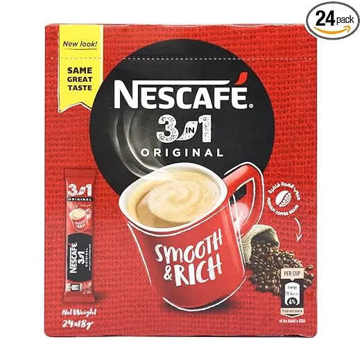 NESCAFE 3in1 Original instant coffee Pack of 24x18g / 0.63 oz