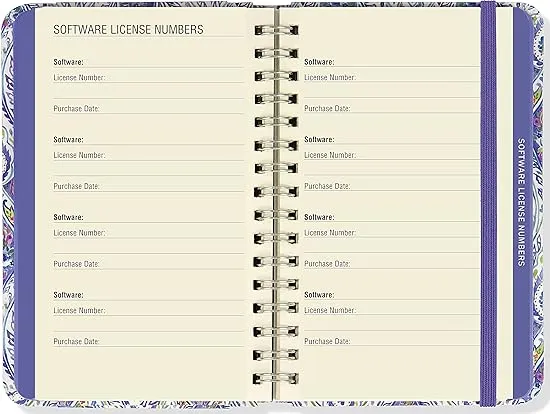 Silk Road Internet Address & Password Logbook (removable cover band for security)